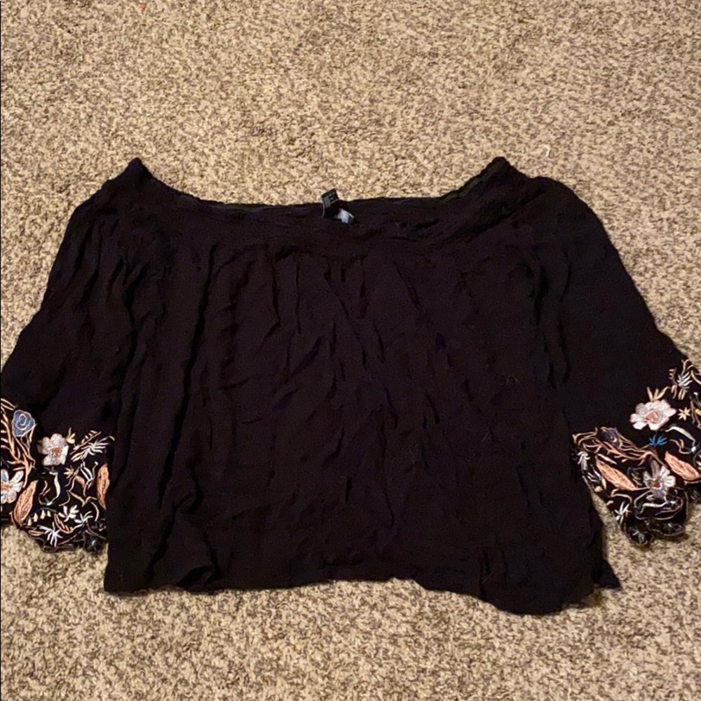 Off the shoulder shirt